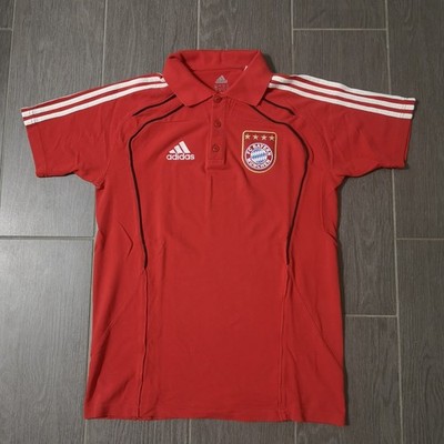 Vintage Retro 2010/11 FCB FC Bayern München Poloshirt Größe: S Streatwear 