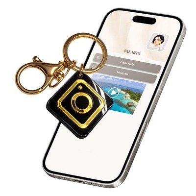 NFC VTAGID Keychain Digital Business Card   Instantly Share , & Social Media ...