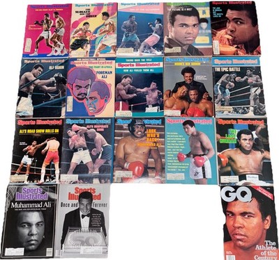 Vintage Muhammad Ali 1967/1971-1998 Sports Illustrated/GQ Magazine