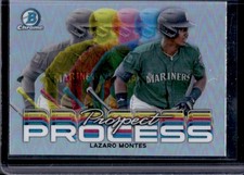 2023 Bowman Chrome Lazaro Montes Prospect Process #PRP-15 Mariners