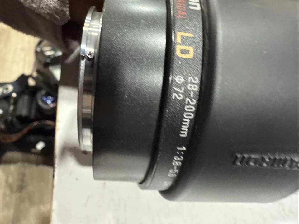 Lente asférica Tamron 28-200 mm LD IF 3,8-5,6 171DE para Canon EF PROBADO LIMPIO Foto 3 de 4