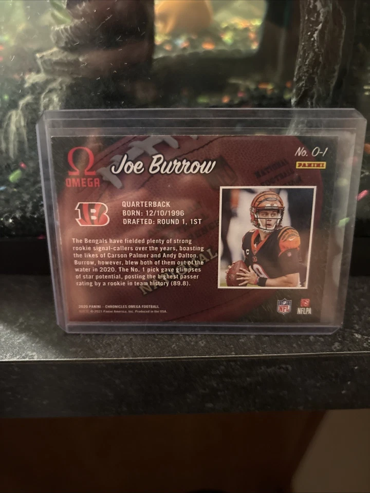 2020 Panini Chronicles - Omega Joe Burrow #O-1 (RC) - Image 2 of 2