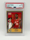 2003 Topps Bazooka LeBron James Rookie Card #276 Gold PSA 8 Bazooka Joe Cavalier
