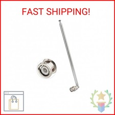 Bingfu Police Radio Scanner Antenna 20-1300MHz 7 Sections Telescopic BNC Male Ha