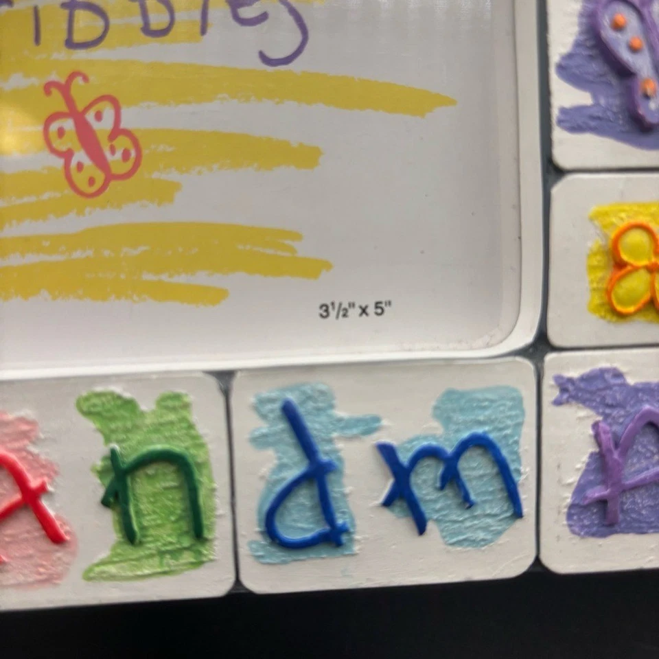 Scribbles Russ I Love My Grandma Picture Frame Handpainted Gift Holds 3.5" x 5" - Image 4 of 4