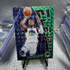 2022-23 Panini Mosaic - Elevate Jonathan Kuminga #14 Green Mosaic Prizm