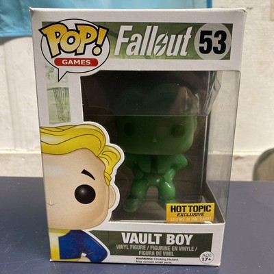 Funko Pop! Vinyl: Fallout - Vault Boy (Glow , Green) - Hot Topic (Exclusive) #53