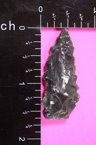 Authentic Pre Columbian Artifact Aztec Arrowhead Battle of Mexico City COA 86 - Picture 6 of 6