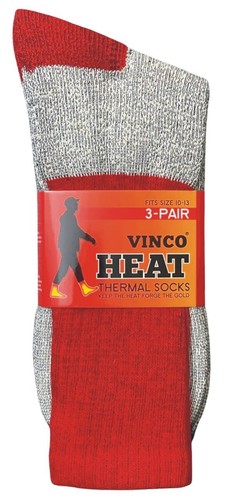 12 Pares Para Hombre Resistencia Invierno Cálido Térmico Calefacción Trabajo Tripulación Calcetines 10-13 - Imagen 2 de 5