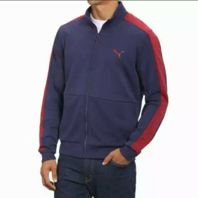 PUMA MEN FULL ZIP TRACK JACKET, SIZE M