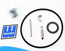 WALBRO K10-LMJ K10LMJ Carburetor Repair Kit plus Fuel Bowl Attachment Screw WA73