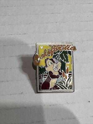 Disney Trading Pin Chip California Postcard 1 Of 6 Hidden Mickey 2008 