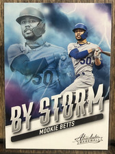 2022 Panini Absolute Mookie Betts By Storm #BYS-4 Los Angeles Dodgers Baseball