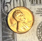 1954 S Lincoln Wheat Penny - Red Blazers - UNC - Combined Shipping