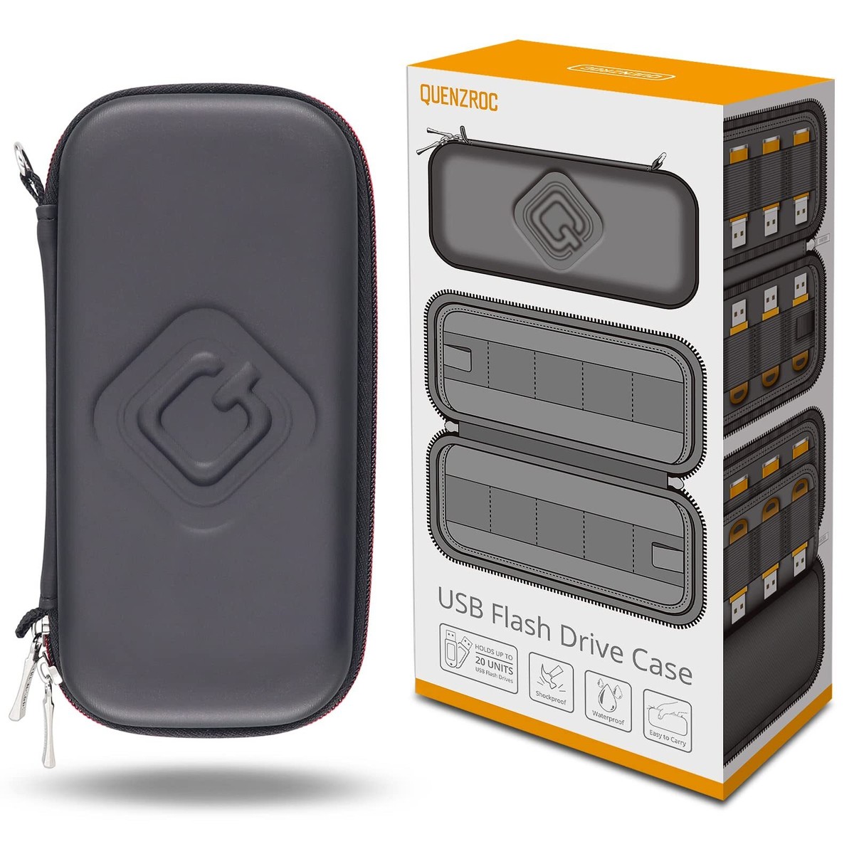 JBOS Étui De Rangeent Pour Clé USB, étui De Rangeent Pour Clés USB