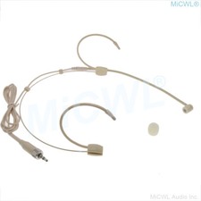 Beige Headset Microphone for Sennheiser G2 G3 G4 Cardioid Unidirectional Earset