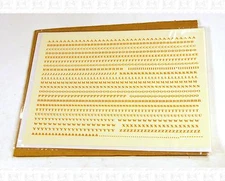 Virnex HO Decals Safety Orange 3/32 Inches Railroad Roman Letters 2114 Alphabet
