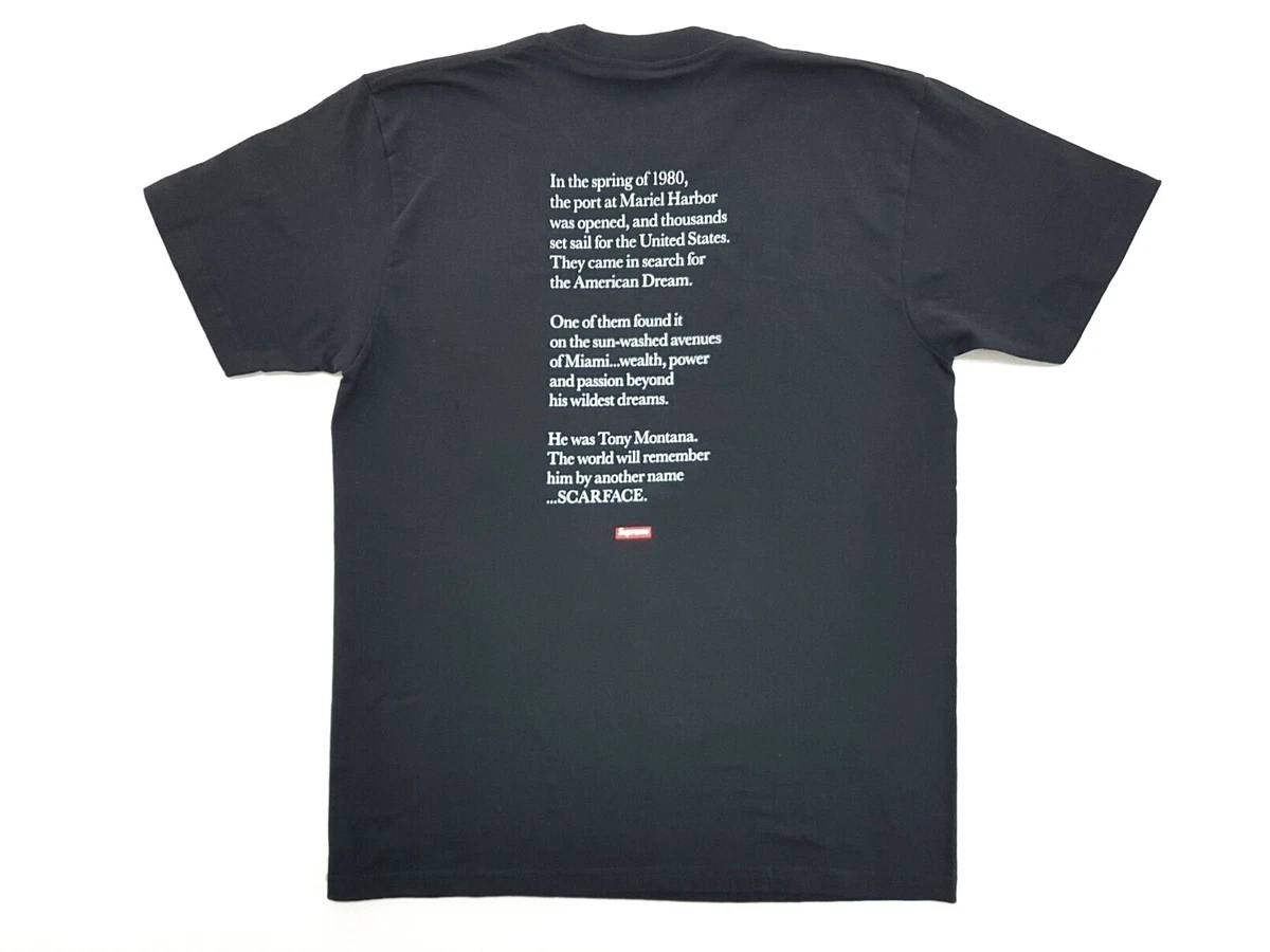 Tony montana t shirt supreme sales