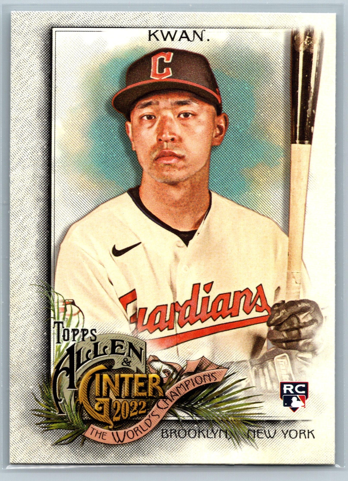 Steven Kwan 2022 Topps Allen & Ginter Silver Portrait #245