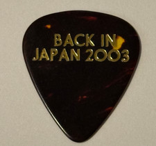 ERIC CLAPTON GUITAR PICK BACK IN JAPAN 2003 JUST FOR YOU WORLD TOUR PLECTRUM
