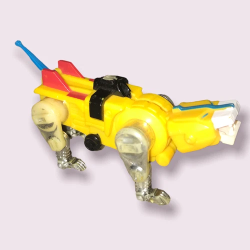 VINTAGE JLN toys w.e.p Voltron Yellow Lion Pullback figure 1984 made in Macao