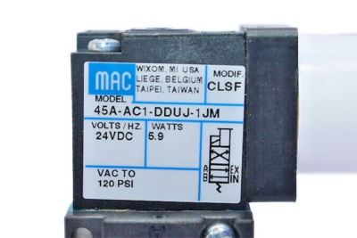 ウィル MAC 45A-AC1-DDUJ-1JM SOLENOID VALVE | eBay