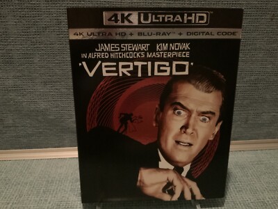 Vertigo [New 4K UHD Blu-ray] With Blu-Ray, 4K Mastering, Digital Copy, 2 Pack