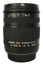 Sigma 18-125 mm f/3.5-5.6 DC Canon EF-S - obiettivo vetro SLD