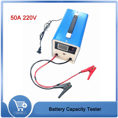 50A 220V Li-ion LiFePo4 Lithium Battery Capacity Checker Tester Charge/Discharge