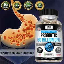 PROBIOTIC 60BILLION CFU Promotes Healthy Digestion Strengthens The Immune System