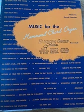 Music for the Hammond Chord Organ Vol 6 Sacred Collection Religious