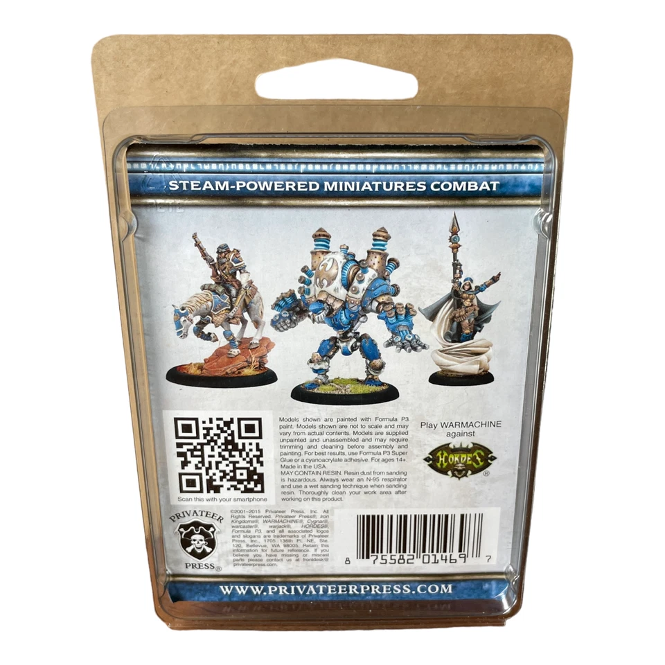 Warmachine: Cygnar 'Commander Dalin Sturgis' Warcaster - New/PIP 31113/Metal 🐙 - Image 2 of 4