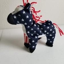 Ty Beanie Babies Lefty The Donkey Plush 2000
