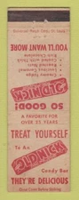 Matchbook Cover - Old Nick Candy Bar WORN