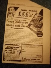 Sa42 Ephemera 1950s advert littlewoods catalogue nylons 