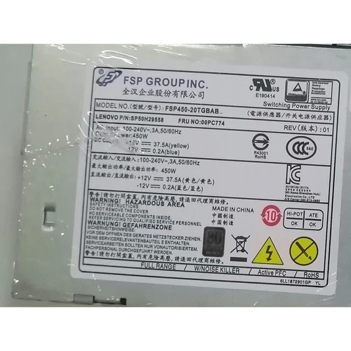 Für Lenovo M310 M410 M428 M510 450W Netzteil 10+4pin FSP450-20TGBAB 00PC774 - Bild 4 von 4
