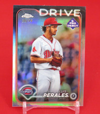 Luis Perales REFRACTOR CHROME /99 2024 Topps Pro Debut