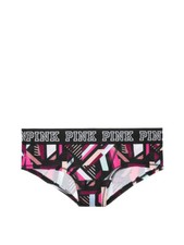 Victoria's Secret PINK Logo Hipster Panty Multicolor Abstract