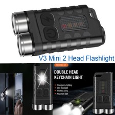 1000 LM Mini LED Flashlight Keychain Pocket Magnetic Portable Torch Rechargeable