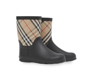 burberry house check rain boots
