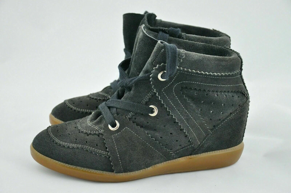 ISABEL MARANT Suede Wedge Sneakers Women&#039;s size 38 / US 8