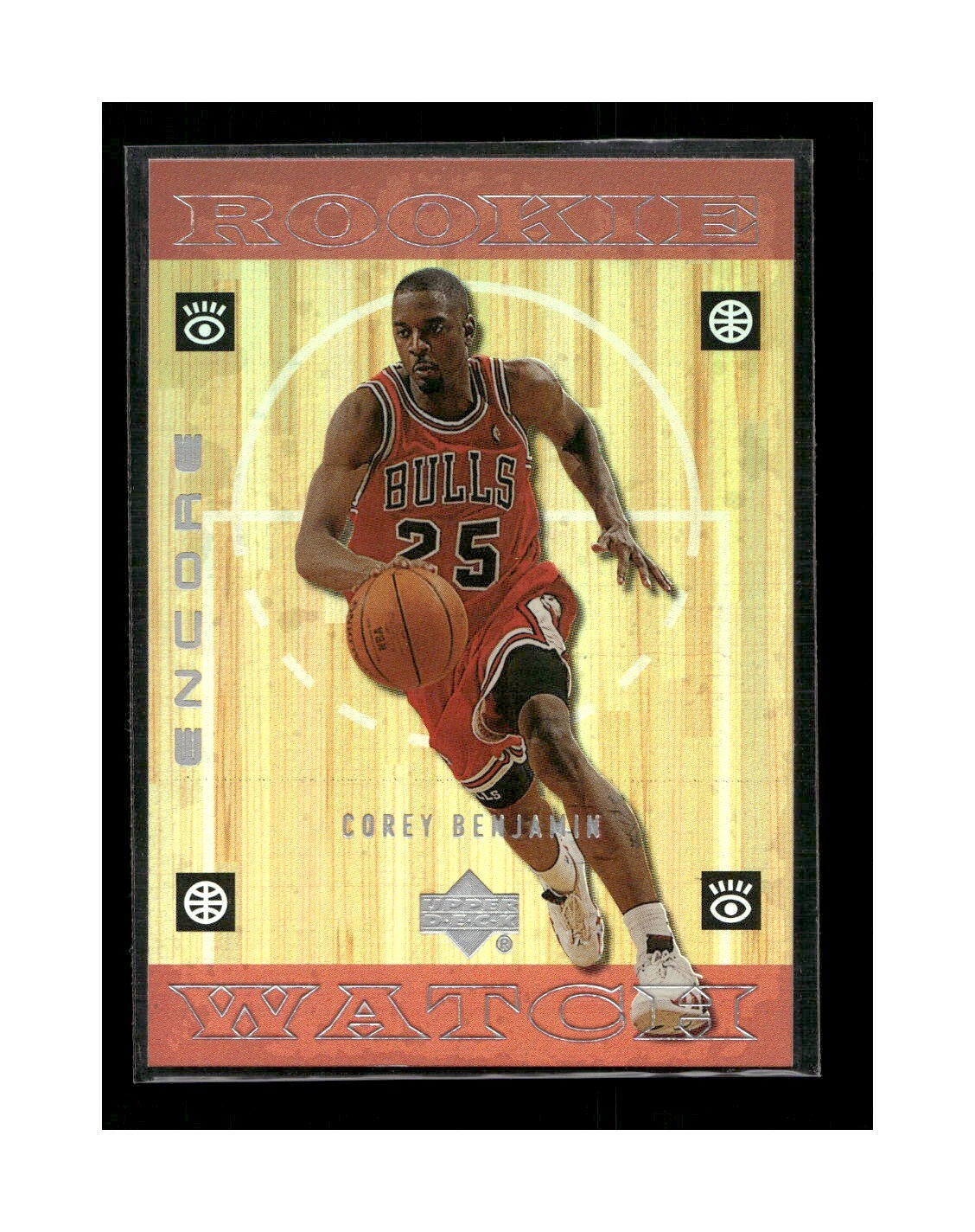 1998-99 Upper Deck Encore Bulls Basketball Card #142 Corey Benjamin Rookie
