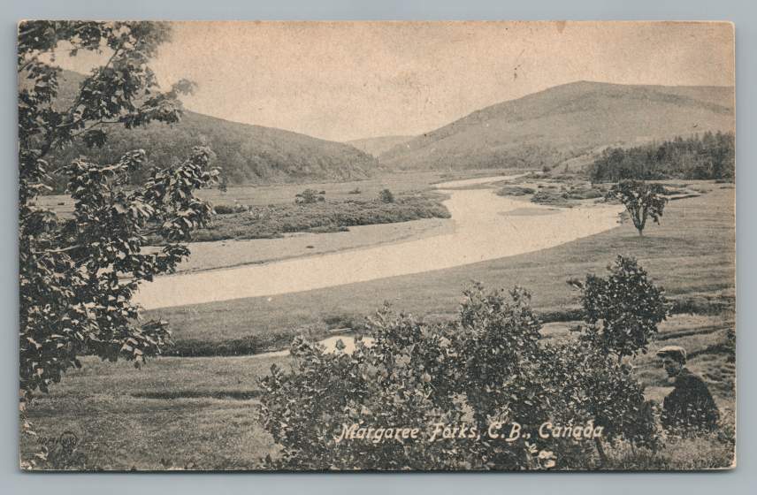 Margaree ForksCape Breton Antique Nova Scotia PostcardValentines Stamp 1920 eBay
