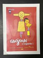 Affiche originale entoilée « Savignac s’exporte » signée Savignac - 2020