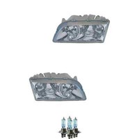 Halogen Scheinwerfer Set H7 Chrom FüR Volvo S40 I V40 Kombi Inklusive Lampen