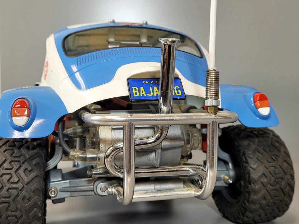 Aluminum Rear One Single Exhaust Tamiya 1/10 RC Sand Scorcher Super Champ Buggy - Image 4 of 4