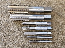 7 Besly 7/8-14 3/4-10NF NC Straight 4 Flute Tapered Plug Threading Bottoming Tap