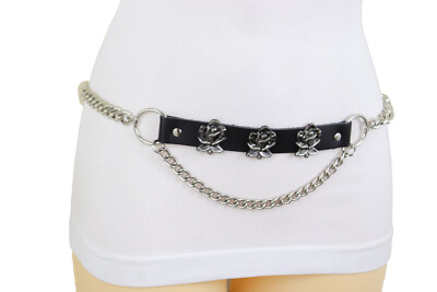 Biblanche Rose waves belt RoseDistressedLeatherBelt_1.  main image 2