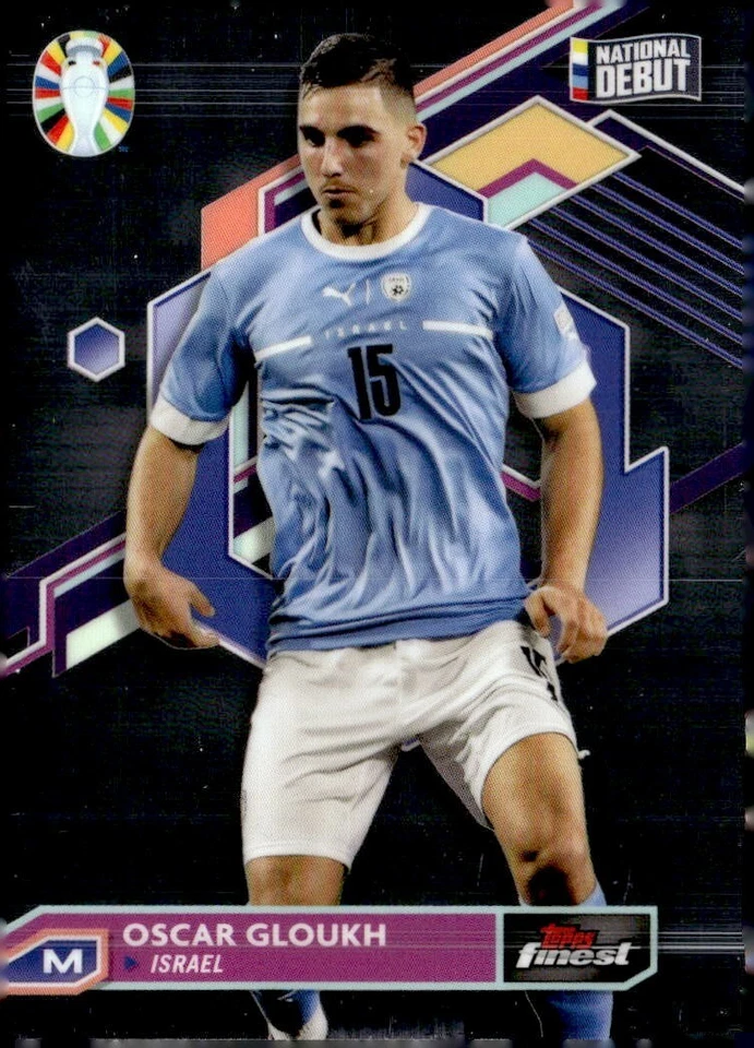 2023 Topps Finest Road to UEFA Euro 2024 Oscar Gloukh #41