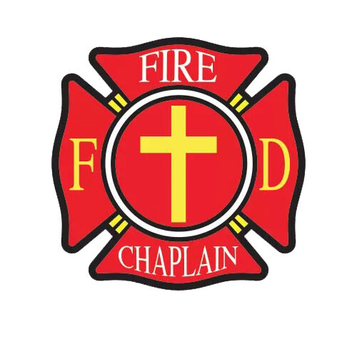 Fire Chaplain Maltese Shaped Sticker - Picture 1 of 3